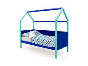 Кровать-домик мягкий Svogen мятно-синий в Коркино - korkino.magazinmebel.ru | фото - изображение 1