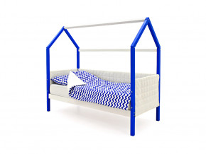 Кровать-домик мягкий Svogen сине-белый в Коркино - korkino.magazinmebel.ru | фото - изображение 1