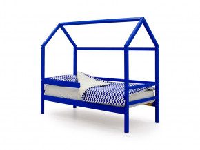 Кровать-домик Svogen с бортиком синий в Коркино - korkino.magazinmebel.ru | фото