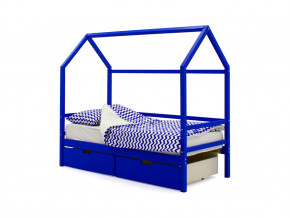 Кровать-домик Svogen с ящиками синий в Коркино - korkino.magazinmebel.ru | фото