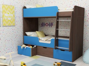 Кровать двухъярусная Малыш двойняшка бодега-голубой в Коркино - korkino.magazinmebel.ru | фото - изображение 1