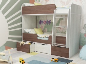Кровать двухъярусная Малыш двойняшка винтерберг-бодега в Коркино - korkino.magazinmebel.ru | фото