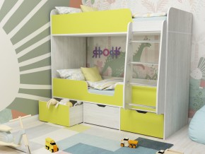 Кровать двухъярусная Малыш двойняшка винтерберг-лайм в Коркино - korkino.magazinmebel.ru | фото - изображение 1