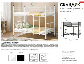 Кровать двухъярусная Скандик 42.20-01 в Коркино - korkino.magazinmebel.ru | фото - изображение 2