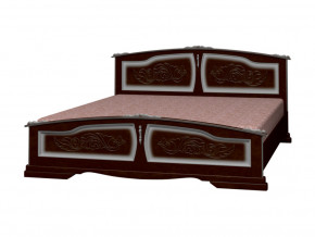 Кровать Елена 1600 Орех тёмный с тонировкой в Коркино - korkino.magazinmebel.ru | фото