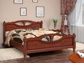 Кровать Елена-4 1400 Орех в Коркино - korkino.magazinmebel.ru | фото