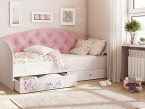 Кровать Эльза Белый-розовый в Коркино - korkino.magazinmebel.ru | фото