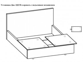 Кровать Феодосия норма 140 с механизмом подъема и дном ЛДСП в Коркино - korkino.magazinmebel.ru | фото - изображение 5