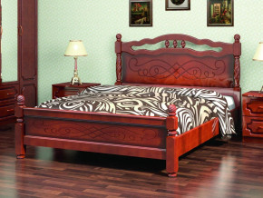 Кровать Карина-15 1600 Орех в Коркино - korkino.magazinmebel.ru | фото