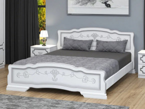 Кровать Карина-6 1400 Белый жемчуг в Коркино - korkino.magazinmebel.ru | фото