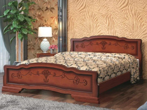 Кровать Карина-6 1400 Орех в Коркино - korkino.magazinmebel.ru | фото