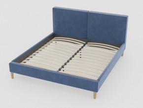 Кровать Линси 1200 синий в Коркино - korkino.magazinmebel.ru | фото - изображение 1
