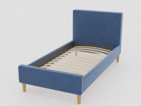 Кровать Линси 900 синий в Коркино - korkino.magazinmebel.ru | фото