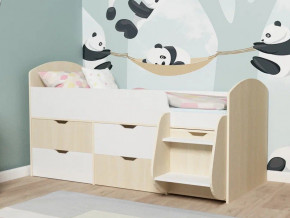 Кровать Малыш-7 Дуб-Белое дерево в Коркино - korkino.magazinmebel.ru | фото