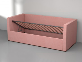 Кровать мягкая с подъёмным механизмом арт. 030 розовый в Коркино - korkino.magazinmebel.ru | фото - изображение 2