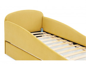 Кровать с ящиком Letmo горчичный (велюр) в Коркино - korkino.magazinmebel.ru | фото - изображение 3