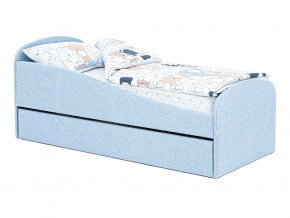 Кровать с ящиком Letmo небесный (рогожка) в Коркино - korkino.magazinmebel.ru | фото - изображение 11