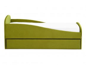 Кровать с ящиком Letmo оливковый (велюр) в Коркино - korkino.magazinmebel.ru | фото - изображение 6
