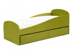 Кровать с ящиком Letmo оливковый (велюр) в Коркино - korkino.magazinmebel.ru | фото - изображение 8