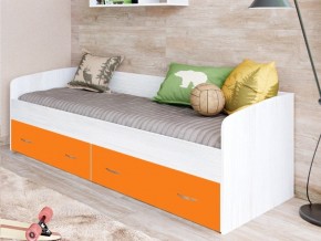 Кровать с выкатными ящиками Винтерберг, оранжевый в Коркино - korkino.magazinmebel.ru | фото