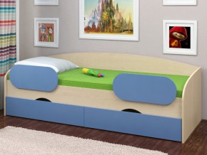 Кровать Соня 2 дуб молочный-голубой в Коркино - korkino.magazinmebel.ru | фото - изображение 2