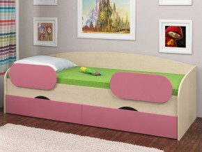 Кровать Соня 2 дуб молочный-розовый в Коркино - korkino.magazinmebel.ru | фото - изображение 2