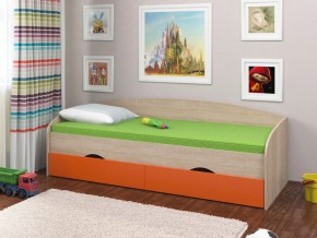 Кровать Соня 2 сонома-оранжевый в Коркино - korkino.magazinmebel.ru | фото - изображение 1