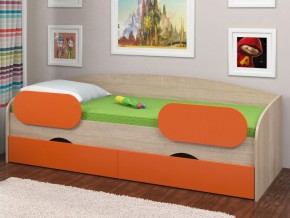 Кровать Соня 2 сонома-оранжевый в Коркино - korkino.magazinmebel.ru | фото - изображение 2