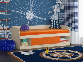 Кровать Соня 4 дуб молочный-оранжевый в Коркино - korkino.magazinmebel.ru | фото - изображение 1
