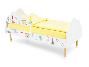 Кровать Stumpa Облако с бортиком рисунок Шале в Коркино - korkino.magazinmebel.ru | фото - изображение 1