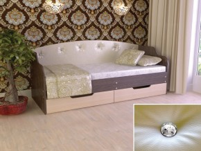 Кровать Юниор Тип 2 Венге/дуб молочный 800х1600 в Коркино - korkino.magazinmebel.ru | фото