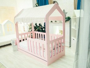 Кроватка-Домик с ящиком розовая в Коркино - korkino.magazinmebel.ru | фото - изображение 1
