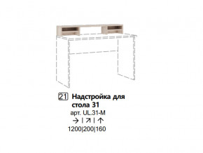 Надстройка для стола 31 (Полка) в Коркино - korkino.magazinmebel.ru | фото