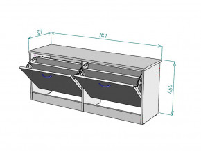 Обувница W55 в Коркино - korkino.magazinmebel.ru | фото - изображение 3