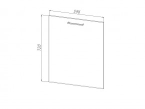 П 60 Комплект для посудомоечной машины 600 мм (цоколь + фасад) ЛДСП в Коркино - korkino.magazinmebel.ru | фото
