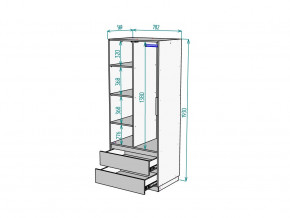 Шкаф Malta light H297 Белый в Коркино - korkino.magazinmebel.ru | фото - изображение 2