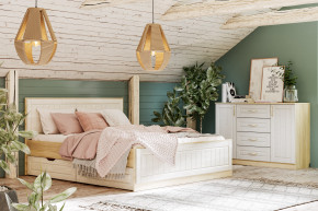 Спальня Оливия с комодом в Коркино - korkino.magazinmebel.ru | фото - изображение 1
