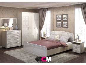 Спальня Виктория МДФ с большим комодом в Коркино - korkino.magazinmebel.ru | фото - изображение 1