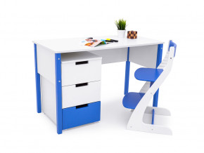 Стол письменный Svogen сине-белый в Коркино - korkino.magazinmebel.ru | фото - изображение 3