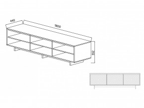Тумба для ТВА Moderno-1800 Ф4 в Коркино - korkino.magazinmebel.ru | фото - изображение 4