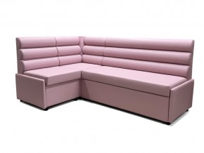 Угловой диван Призма Валики со спальным местом розовый в Коркино - korkino.magazinmebel.ru | фото